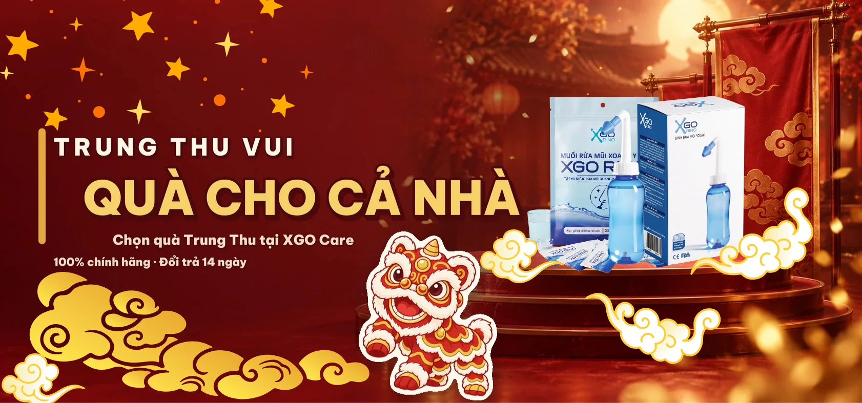Trung Thu vui — quà cho cả nhà cùng XGO Care