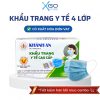 Khẩu trang y tế 4 lớp kháng khuẩn cao cấp Hộp 50 cái Khánh An