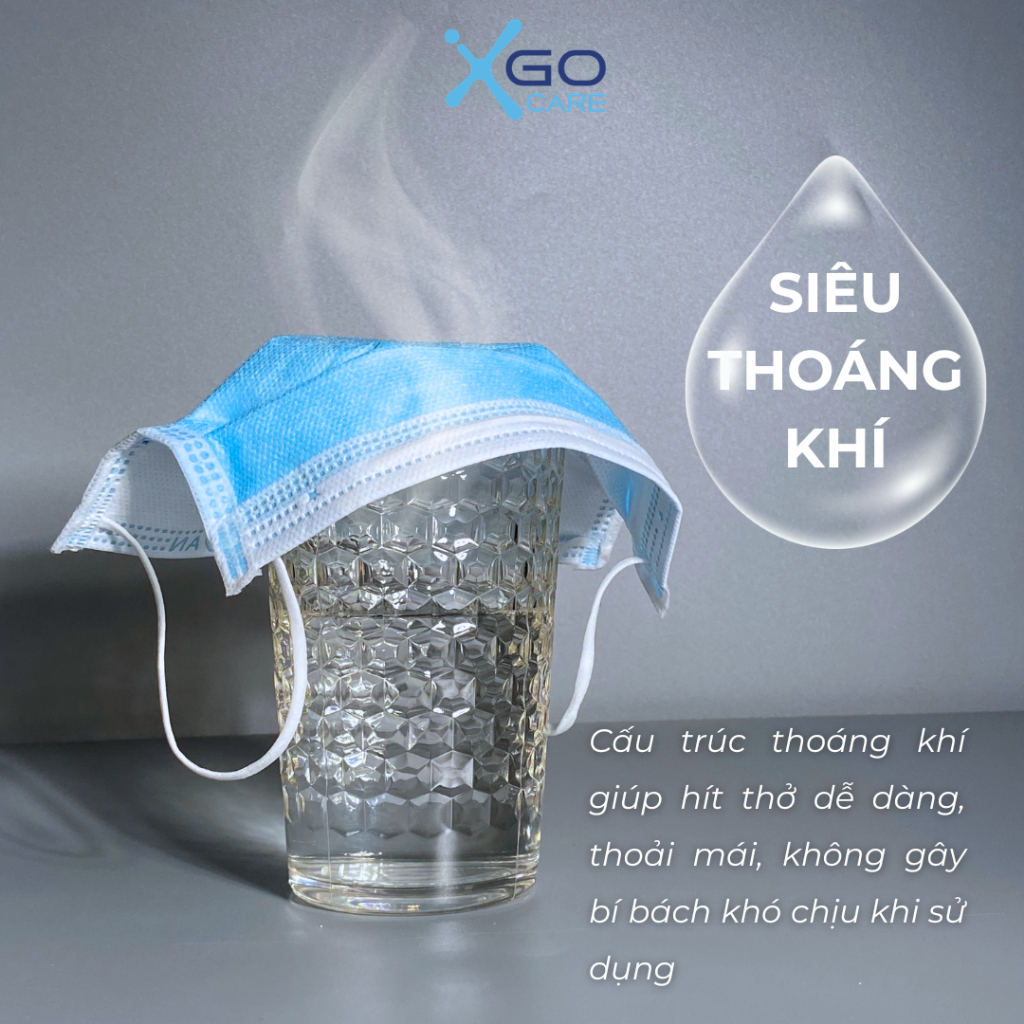 Khẩu trang y tế 4 lớp kháng khuẩn cao cấp Hộp 50 cái Khánh An
