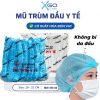 Mũ trùm đầu y tế nón con sâu tiệt trùng bao tóc y tế ngăn bụi vi khuẩn hiệu quả