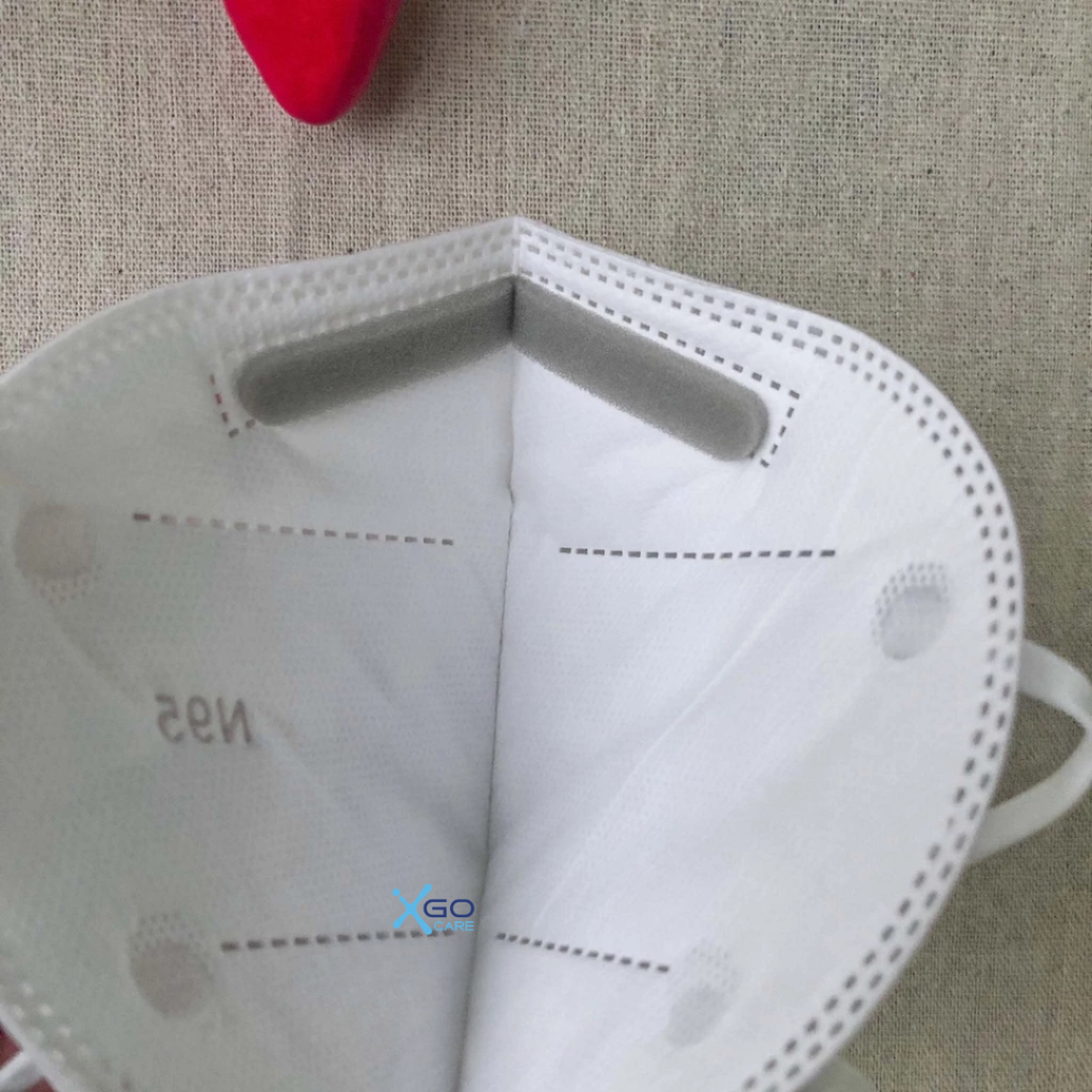 Khẩu trang y tế N95 chính hãng 5 lớp kháng khuẩn Khánh An KAN95 hộp 10 cái có mút đệm mũi êm chống mờ kính KAKAN95O
