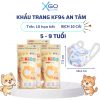 Combo 100 cái khẩu trang 4d kf94 cho bé 4 lớp kháng khuẩn ngăn bụi thông thoáng chính hãng An Tâm túi 10 cái AT4DC