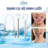 Cạo lưỡi cùng dụng cụ vệ sinh lưỡi chống rỉ sét an toàn giúp chống hôi miệng sạch lưỡi CN018
