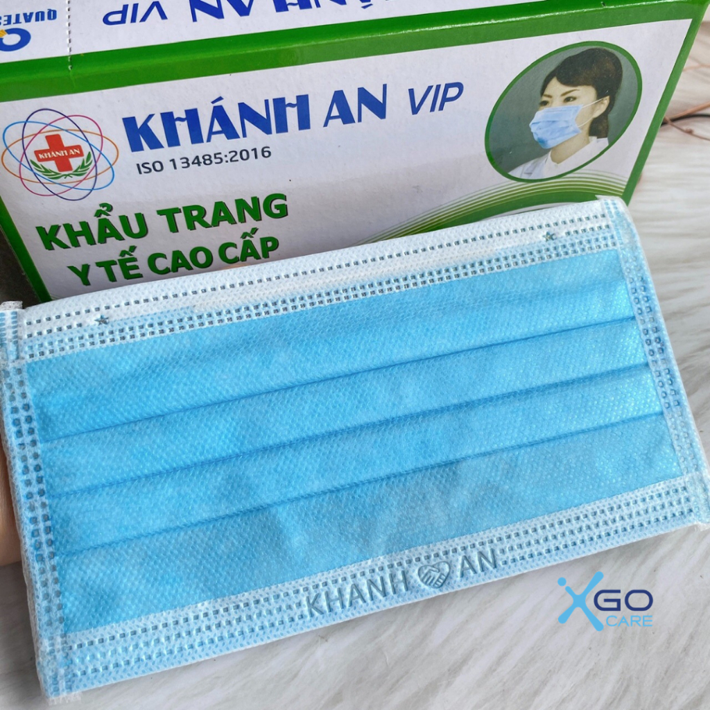Khẩu trang khánh an thùng y tế 4 lớp kháng khuẩn 50 hộp x50KAKT