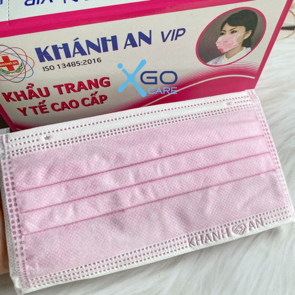 Khẩu trang khánh an thùng y tế 4 lớp kháng khuẩn 50 hộp x50KAKT