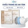 Set 5 bịch 50 cái khẩu trang 6d mask 4 lớp kháng khuẩn ngăn bụi mịn thiết kế thời trang chính hãng An Tâm