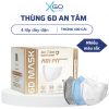 Thùng 10 hộp Khẩu trang an tâm 6d 4 lớp kháng khuẩn ngăn bụi mịn thiết kế thời trang chính hãng An Tâm hộp 10 cái AT6DO