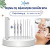 Dụng cụ nặn mụn cao cấp XGO Care nhíp gắp mụn giúp lấy nhân mụn nặn mụn đầu đen thép không gỉ an toàn cho da CN019