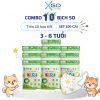 Thùng 100 cái khẩu trang 5D cho bé An Tâm 3 tuổi đến 8 tuổi bé gái bé trai nhiều họa tiết đáng yêu hộp 10 cái x10AT5DC