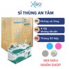 Thùng khẩu trang y tế An Tâm giá sỉ kháng khuẩn chống tia uv không xù lông nhiều màu thùng 50 hộp x50ATKTL1O