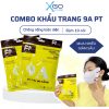 Khẩu trang 9a  chống nắng PT mask thời trang combo 50 cái 5 lớp thiết kế vành to che nắng tia uv toàn diện