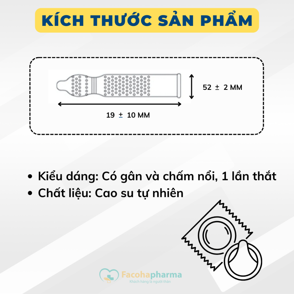 Bao cao su có gai Sagami White Box siêu mỏng tăng kích thích kéo dài quan hệ hộp 10 cái