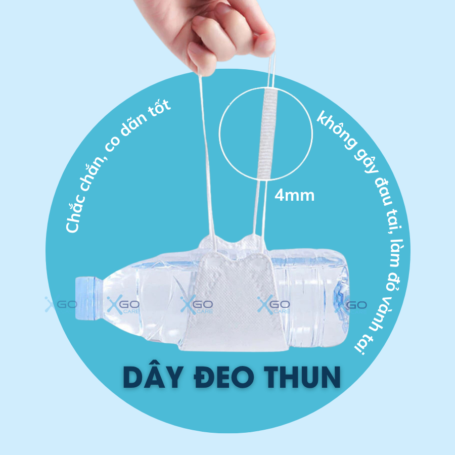 Khẩu trang 4D KF94 Khánh An chống bụi mịn 4 lớp cao cấp hộp 30 cái KAKA99O