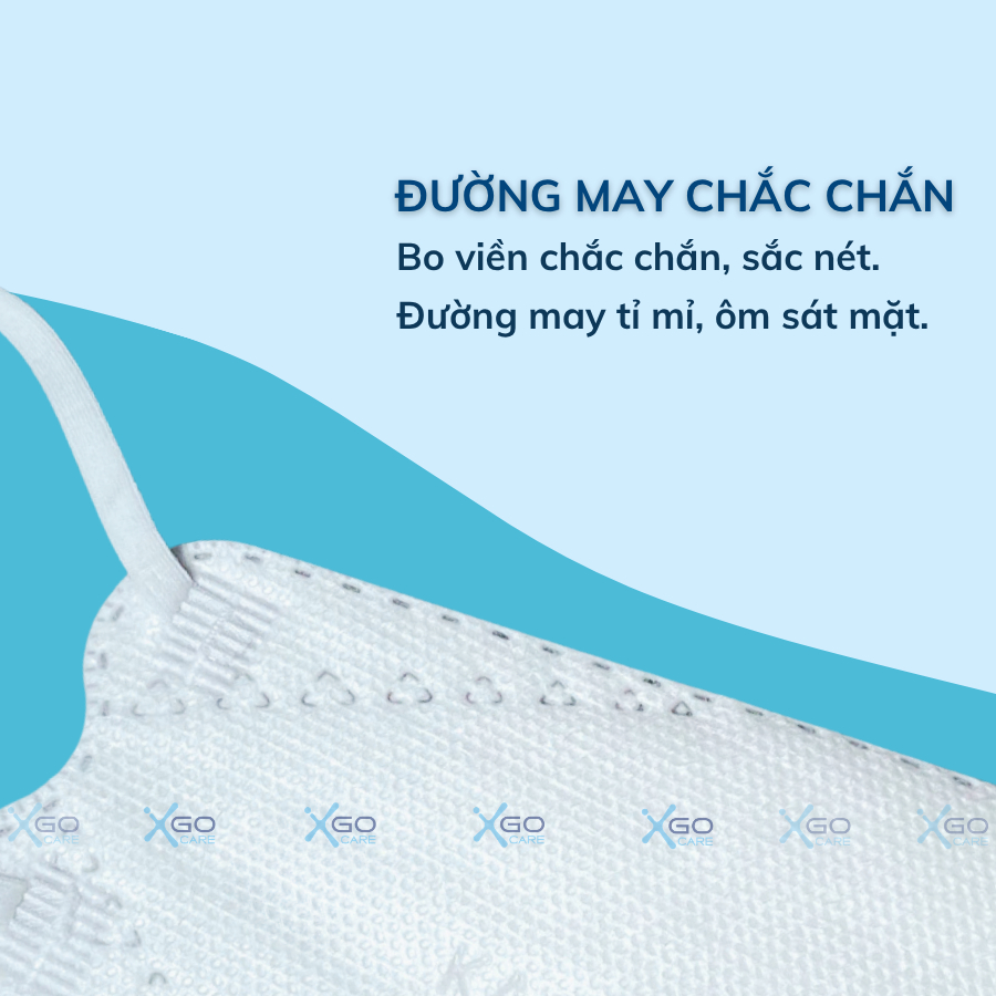 Khẩu trang 4D KF94 Khánh An chống bụi mịn 4 lớp cao cấp hộp 30 cái KAKA99O