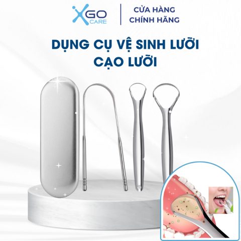 Dụng cụ cạo lưỡi loại bỏ các mảng bám vi khuẩn trên bề mặt lưỡi giảm mùi hôi  cải thiện hơi thở CN018