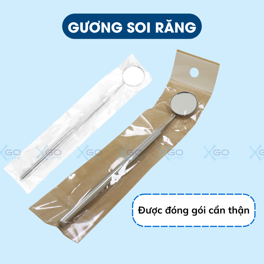Gương soi răng miệng đa năng dụng cụ được thiết kế tinh tế an toàn sử dụng để soi mi và soi răng miệng CN014