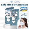 Khẩu trang KF94 Hàn Quốc Khánh An chống bụi mịn 4 lớp cao cấp hộp 30 cái KAKA99O