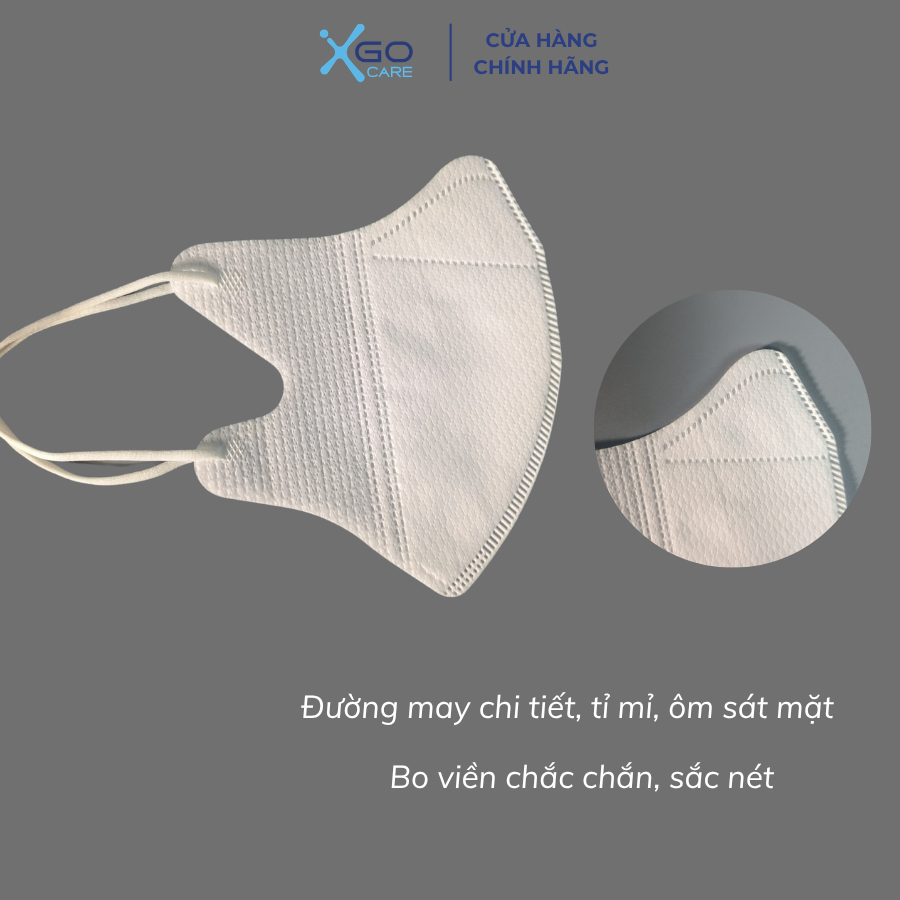 Khẩu trang 5D Mask PT 3 lớp chống nắng lọc bụi hiệu quả hộp 50 cái khẩu trang chính hãng công ty Phương Tuyến x5PT5DO