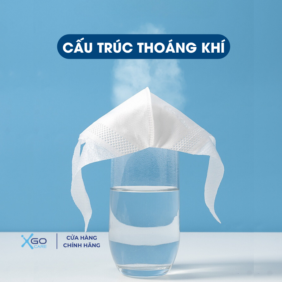 Khẩu trang trẻ em 3D An Tâm 3 lớp kháng khuẩn ngăn ngừa bụi mịn cho bé từ 3-8 tuổi hộp 50 cái AT3D50C