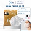 Khẩu trang 6A PT 4 lớp giúp kháng khuẩn vượt trội ngăn chặn khói bụi và chống tia UV toàn diện gói 10 cái  PT6AO